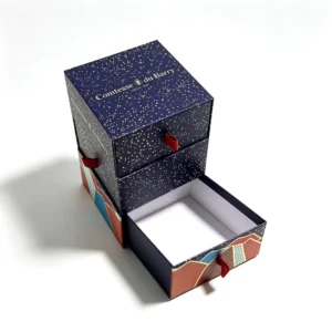 Eco-Friendly Custom DIY Cardboard Drawer-Style Gift Box for Food and Cosmetics