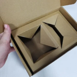 Eco-Friendly Custom Kraft Corrugated Paper Packaging Inserts