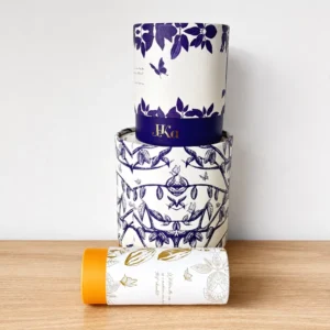 Eco-Friendly Custom Logo Paper Tube for Essential Oil Bottles, Cocoa Scent, and Cosmetic Cylinder Packaging