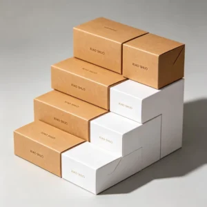 Eco-Friendly Custom Logo Printed Mixed-Color Corrugated Cardboard Mailer Box for Cosmetic Packaging and Shipping