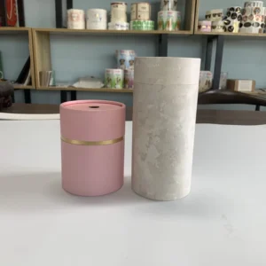 Eco-Friendly Custom Round Paper Food and Cosmetic Gift Box with Lamination Kraft Cardboard Packaging