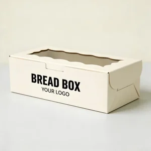 Eco-Friendly Customized Bread Pastry and Cake Packaging Box with Soy Ink