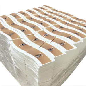 Eco-Friendly Disposable Folding Food-Grade Paper Cup Liner for Beverage Juice Containers Microwave-Safe