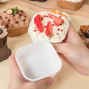 Eco Friendly Disposable Paper Baking Cups Cupcake Liners Muffin Cases for Baking Cakes and Desserts