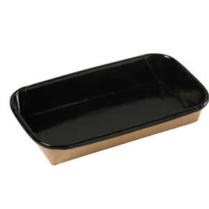 Eco-Friendly Disposable Square Paper Food Box with Lid and Custom Logo