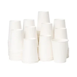 Eco-Friendly Disposable White Paper Cups for Hot Drinks
