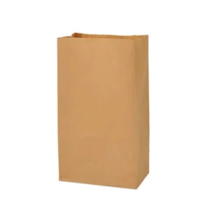 Eco Friendly Durable Disposable Takeaway Customized Brown High quality Kraft Paper Food Grade Packaging Bags