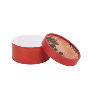 Eco-Friendly Food Grade Custom Paper Tube Packaging Cylinder Box Hot Stamping for Tea Coffee Chocolate Candy Nuts Snacks Cookies