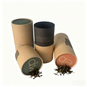 Eco-Friendly Food Grade Kraft Paper Tea Canister