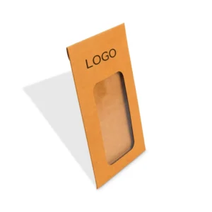 Eco-Friendly Gift Card Packaging Kraft Paper Envelope with Window