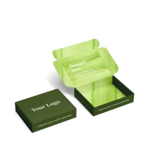 Eco Friendly Green Skincare Cosmetic Mailing Boxes Corrugated Shipping Gift Package