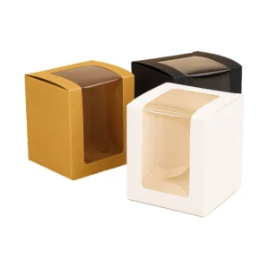Eco-Friendly High Quality Low Price Custom Logo Window-Opening Packaging Kraft Paper Boxes and Gift Boxes