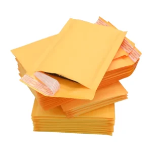 Eco-Friendly Kraft Bubble Mailer, Lightweight Padded Envelope with Bubble Cushioning