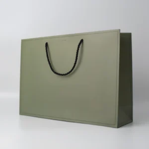 Eco-Friendly Kraft Paper Gift Wrapping Bags with Custom Logo Handles and Custom Size