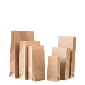 Eco-Friendly Kraft Paper SOS Bags with Custom Logo