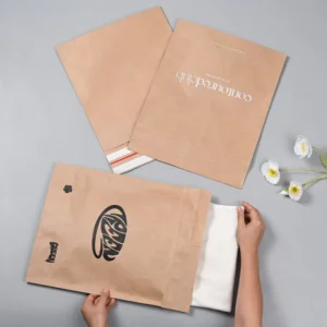 Eco-Friendly Kraft Paper Self-Seal Mailer Envelopes for Clothing and Gift Packaging