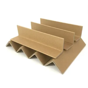 Eco-Friendly L-Shape Paper Corner Protector 50x50x3x1000mm Kraft Angle Pallet Edge Protector 100% Recyclable