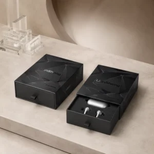 Eco-Friendly Luxury Rigid Drawer Paper Gift Box With Foam Insert, Custom Logo Printed Packaging for Cameras and Electronics
