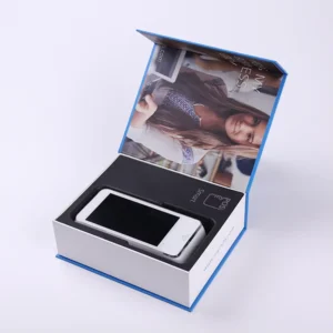 Eco-Friendly Molded Paper Pulp Electronics Packaging Box with Inserts
