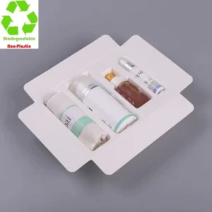 Eco-Friendly Molded Paper Pulp Inserts for Cosmetic and Skincare Packaging