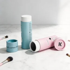 Eco-Friendly Paperboard Cosmetic Tube for Perfume, Lipstick, or Lip Balm