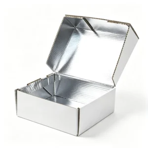 Eco-Friendly Recyclable Aluminum Foil Carton Food Box for Restaurant Takeaway Packaging with Custom Logo