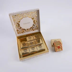 Eco-Friendly Recyclable Custom Design Grey Board Rigid Gift Box for Mooncake and Tea