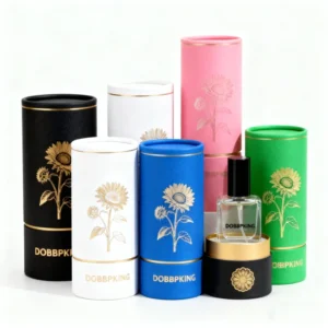 Eco Friendly Recyclable Perfume Paper Tube for 10ml 30ml 50ml Essential Oil Bottle Cosmetic Skin Care Candle Packaging