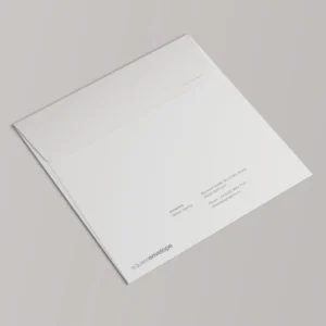 Eco-Friendly Recyclable Reusable Art Paper Custom Envelope with Self-Adhesive Seal and Digital Printing
