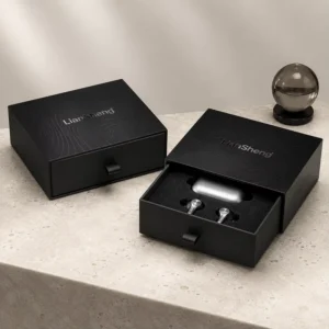Eco-Friendly Recyclable Rigid Drawer Paper Box with Custom Logo for Earphones and Consumer Electronics