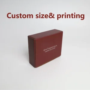 Eco-Friendly Recycled Biodegradable Custom Printed E-Flute Corrugated Mailer Boxes with Four-Color UV Coating for Cosmetics