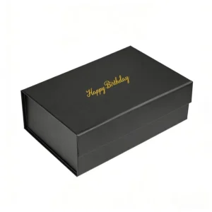 Eco-Friendly Recycled Kraft Paper Gift Box with Offset Printing, Custom Sizes, and Magnetic Closure