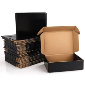 Eco-Friendly Reusable Kraft Corrugated Boxes for Shipping Retail Packaging for Socks and Fur