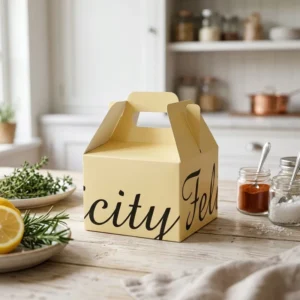Milieuvriendelijke Herbruikbare Draagbare Verjaardagstaart Geschenkdoos, Waterdichte Koekjesdoos met Matte Laminering en Blinddruk