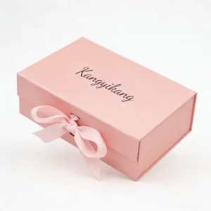 Eco-Friendly Rigid Folding Paper Gift Box with Custom Logo Printing and Magnetic Closure for Apparel