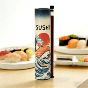 Eco-Friendly Sushi Push-Up Cardboard Paper Tube Container