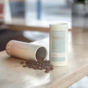 Eco Kraft Paper Tube Carton Tissue Round Box Custom Tea Coffee Snack Cardboard Packaging Large Medium Small Paper Cylinder Tube