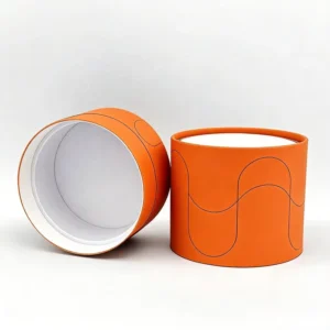 Eco Material Round Packaging Cosmetic Containers Cylinder Packaging Can Food Boxes Paper Tube for Tea Coffee Wine