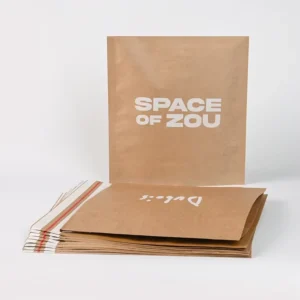Eco friendly Kraft Paper Mailer Bag Biodegradable & Compostable Supports Custom Logo
