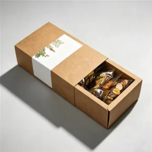 Eco-friendly Rectangular Corrugated Paper Box Top and Bottom Scented Tea Gift Packaging Box