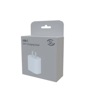 Electronic Accessory Charger Paper Box, Biodegradable Foldable Paper Packaging, Digital Printing