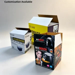 Electronic Device Kraft Paper Disposable Custom Printed Packaging Box for Electronic Accessories