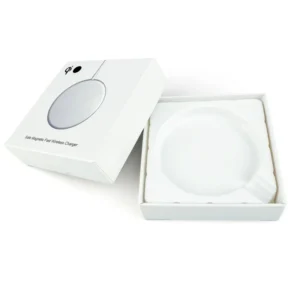 Electronic Phone Charger Cardboard Packaging Box with Plastic Insert and UV Pattern Printing