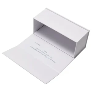 Electronic Product Rigid Paper Cardboard Boxes Luxury White Foldable Magnetic Gift Paper Boxes