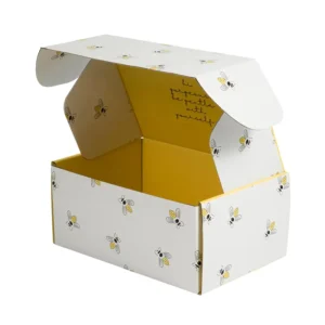 Embossed Recyclable Foldable Paper Box, Custom Packaging for Eco-Friendly Gift Mailing and Product Packaging