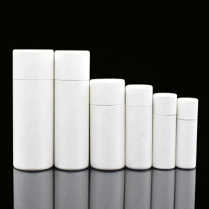 Empty 0.3oz 0.5oz 1oz 1.5oz 2oz 2.5oz Paperboard Tea Tube and Push-Up Cosmetic Canister Packaging Boxes