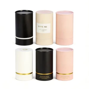 Essential Oil and Perfume Paper Tube Packaging with Matte Finish for Skin Care