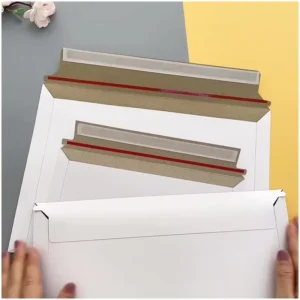 Express Recyclable Kraft Cardboard Mailer Envelope for Flat Shipping Paper Files and Printed Materials
