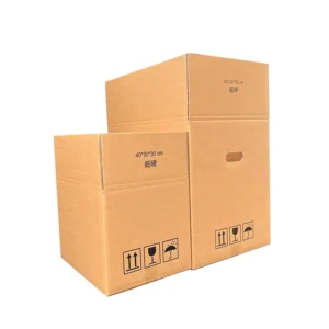 Extra Hard Custom Printed Cardboard Carton Packaging Corrugated Box for Moving Storage and Small Business