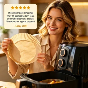 FDA LFGB Approved Food Grade Silicone Air Fryer Liners High Temperature Resistant Disposable Sheets